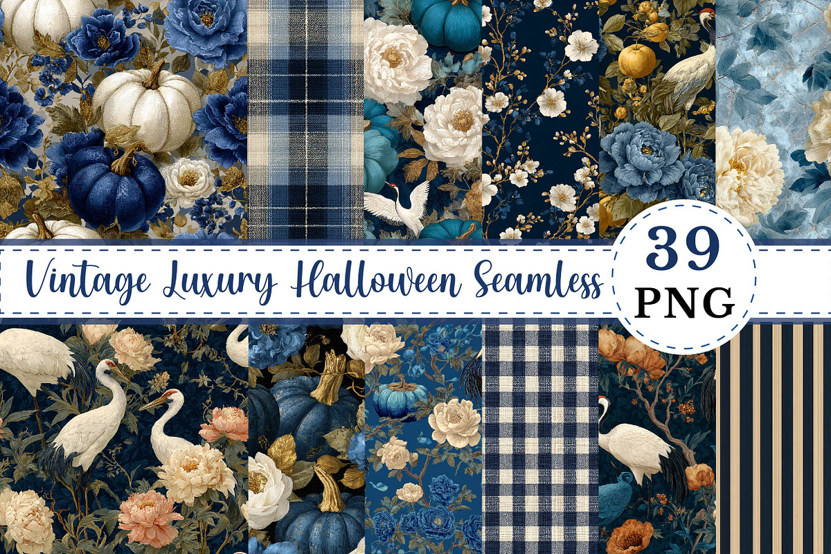 Vintage Luxury Halloween Chinoiserie, a Pattern Graphic by fashionaddict (Photo 1 of 5)
