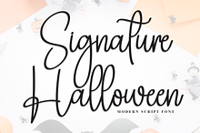 Signature Halloween | Script Font