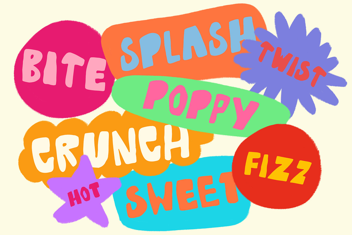WRONG SHAPE UGLY FONT, a Handwritten Font by BilberryCreates (Photo 4 of 13)