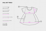 Baby Toddler Tech Pack Template Kit, an Apparel Mockup by Swatch Supply (Thumbnail 4 of 6)