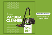 Vacuum Cleaner Sale Editable Design, a Social Media Template by Mishek Munene (Thumbnail 3 of 4)