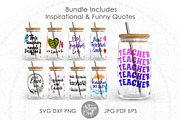 Teacher can glass SVG cut files, a Pattern Graphic by Artisan Craft (Thumbnail 5 of 7)