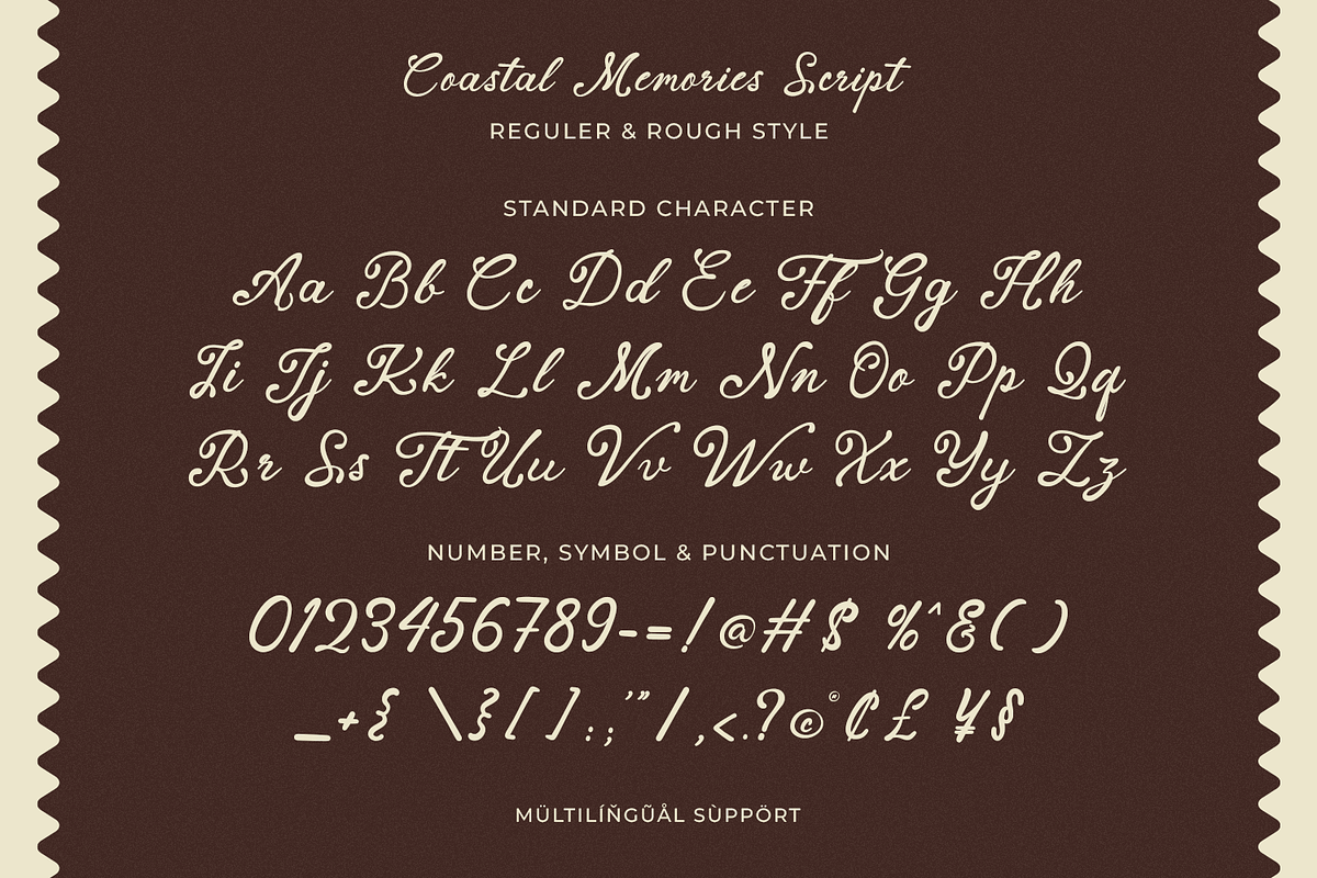 Coastal Memories - Vintage Font Duo, a Handwritten Font by Pixesia Studio (Photo 12 of 12)