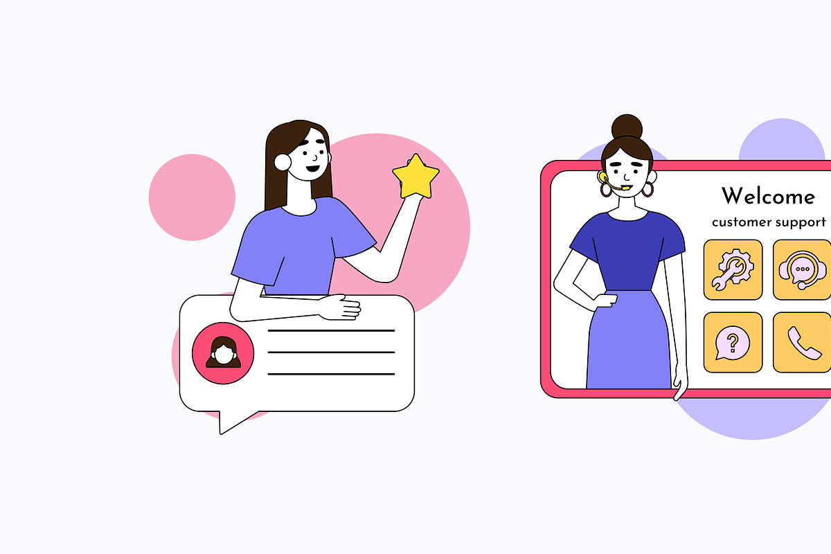 14 Customer Support illustrations, an Object Graphic by Premast (Photo 6 of 6)