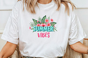 Summer Vibes Png Summer Sublimation, an Illustration by DreamArtGraphic (Thumbnail 2 of 4)