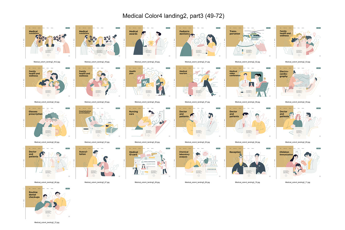 Medical, Part 3, colors 2&4, a Templates & Theme by Grivina's shop (Photo 15 of 19)