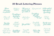 Brush Lettering Procreate Workbook, a Branding & Logo Template by Molly Suber Thorpe (Thumbnail 3 of 7)
