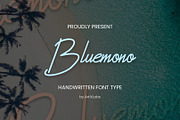 Bluemono - Handwritten Font Type, a Handwritten Font by ArtiXLabs (Thumbnail 1 of 11)