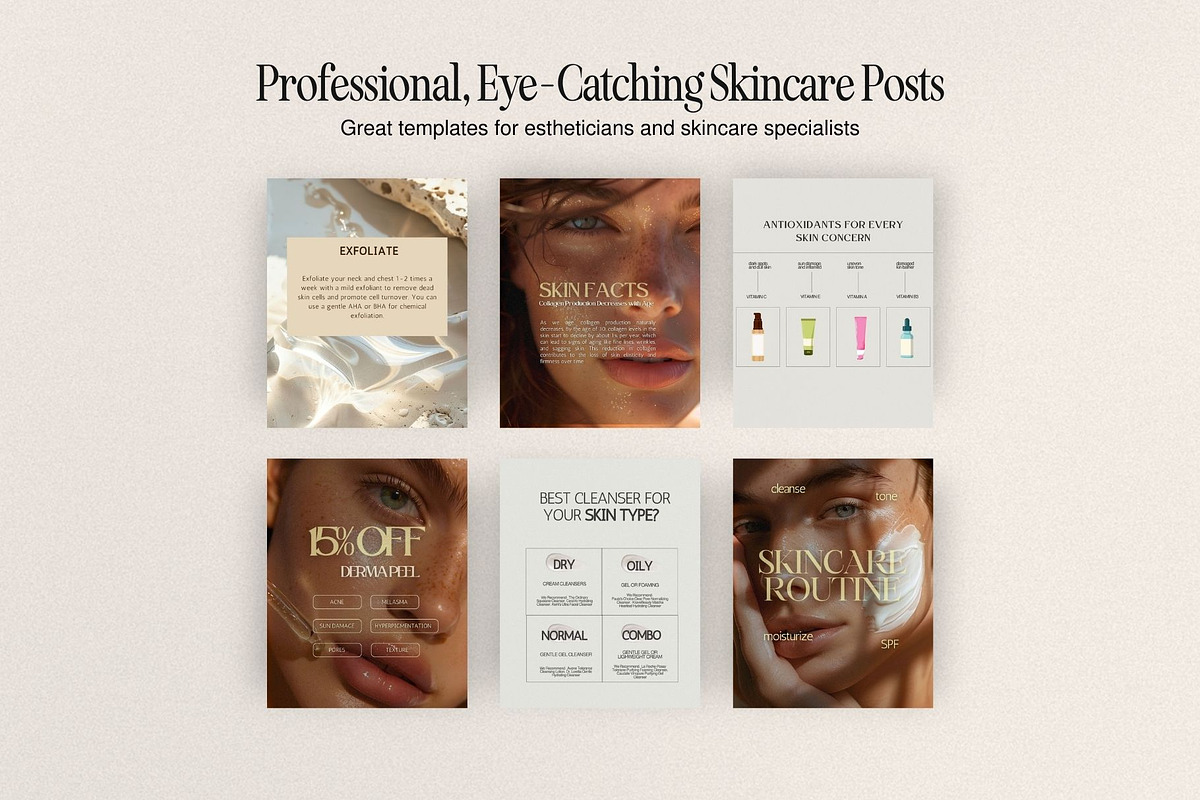 Skincare Post and Stories IG preview 3