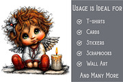 Watercolor Vintage Christmas, an Illustration by Pixels.Craft (Thumbnail 3 of 6)