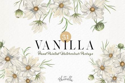 Vanilla Flowers Clipart 31 Florals