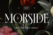 Morside - Modern Classic Serif, a Serif Font by Arterfak Project (Thumbnail 1 of 14)