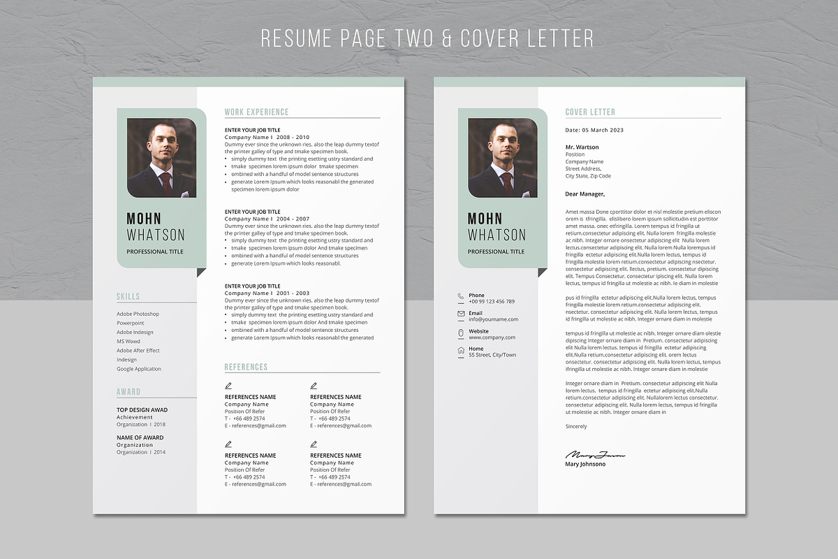 Resume/CV, a Resume Template by Creatune (Photo 3 of 5)