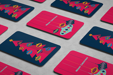 Christmas Card design template
