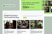 FundWise - Smart Funding Startups AI, an UI Kit Template by Creative Perspective (Thumbnail 3 of 8)