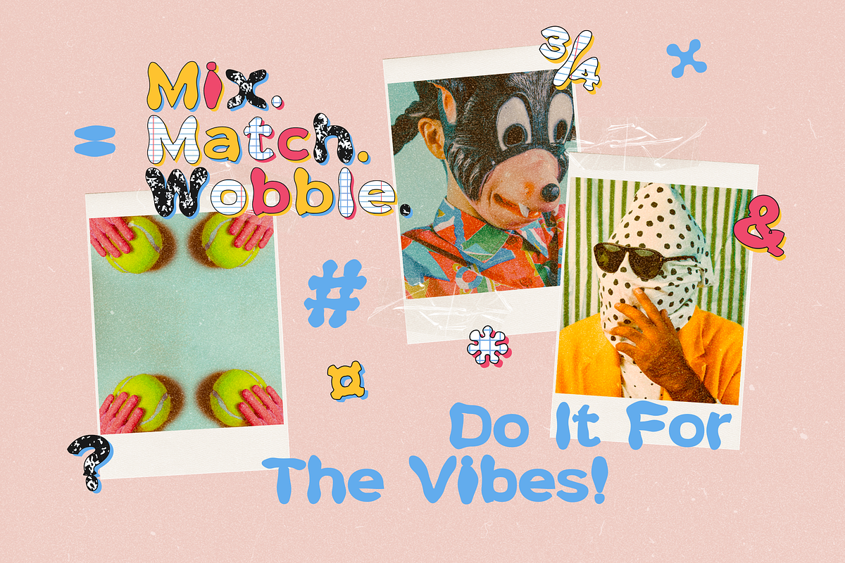 Wobble Mix - Quirky Color Font, a Handwritten Font by Anastasiia VNSK (Photo 4 of 12)