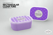 Clear Tub Containers PackagingMockup, a Cups & Container Mockup by INCDesign (Thumbnail 3 of 7)