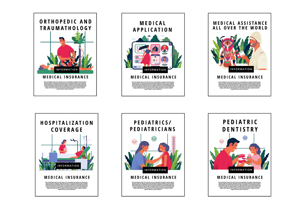 Part 1 Medical website illustrations, a Healthcare Illustration by Grivina's shop (Photo 36 of 37)