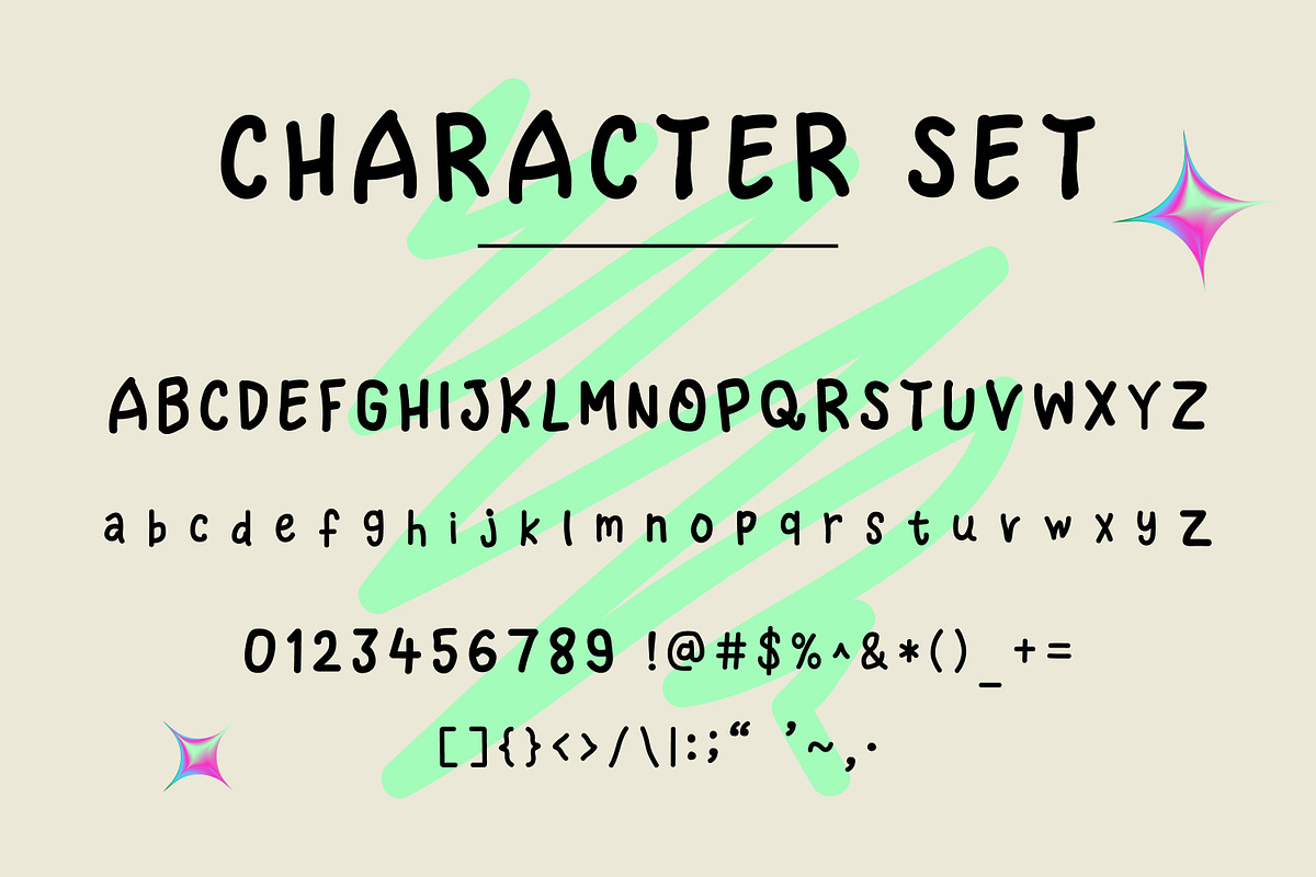 FunkyBlast – Playful Display Font, a Handwritten Font by Artisan Vibes (Photo 4 of 10)