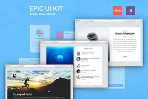 Epic UI Kit Bootstrap 3 Theme