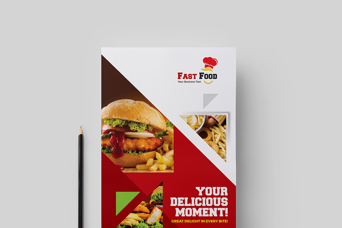 Fast food Both Side Flyer, a Flyer Template by GenerousArt (Photo 1 of 4)