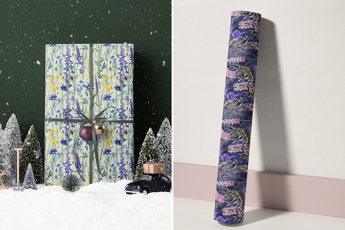 Provence Floral Patterns, a Pattern Graphic by Ninterints (Photo 8 of 22)
