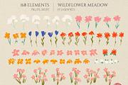 Wildflower Meadow Set, a Pattern Graphic by GVGraphics (Thumbnail 13 of 15)