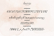Amarise - Handwritten Font, a Handwritten Font by Alphaleonis_std (Thumbnail 7 of 7)