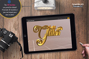 Glitter and Foil Kit for Procreate, a Brush Add-On by iPad Calligraphy (Thumbnail 3 of 13)