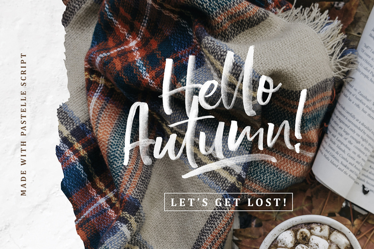 Pastelle SVG font, a Font by Letterhend Studio (Photo 1 of 9)