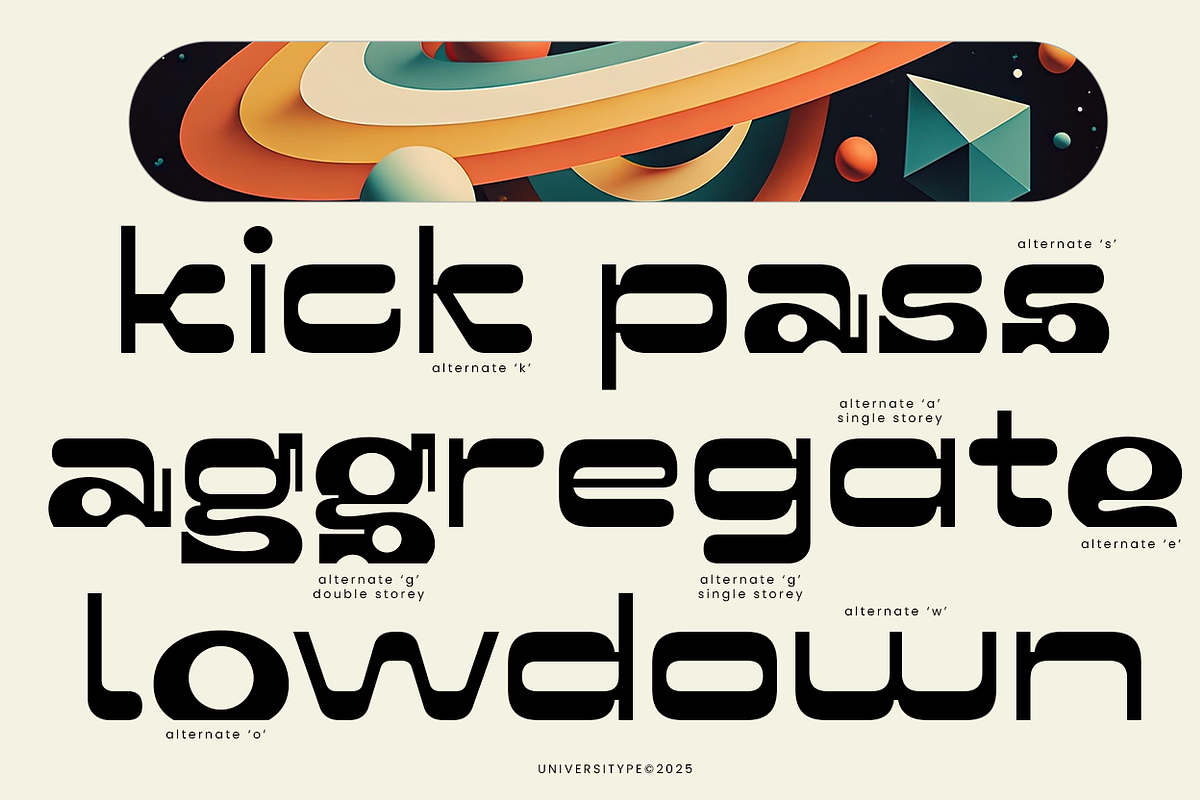 UT Shrounda - Reverse Contrast Font, a Sans Serif Font by Universitype (Photo 8 of 12)
