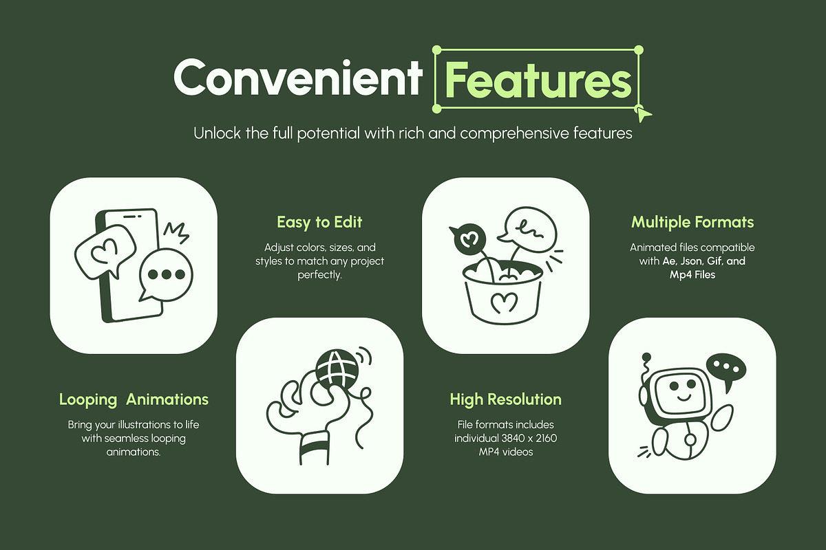 Communication Animated Icons, an Outline Icon by Vectors Market (Photo 2 of 5)