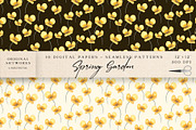 Ditsy Flowers Digital Paper, a Pattern Graphic by Mia Digital (Thumbnail 2 of 6)