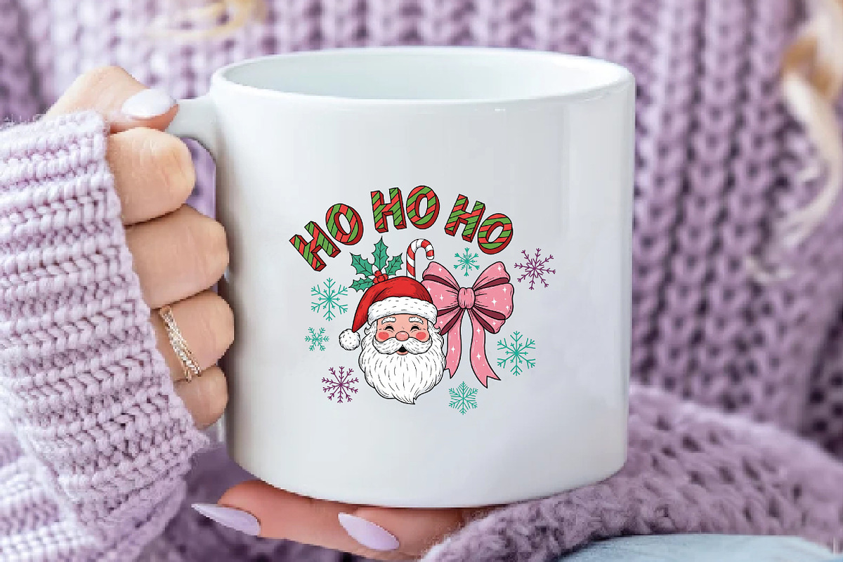 Ho Ho Ho Santa Coquette Christmas, an Illustration by Daily.Designs (Photo 5 of 5)
