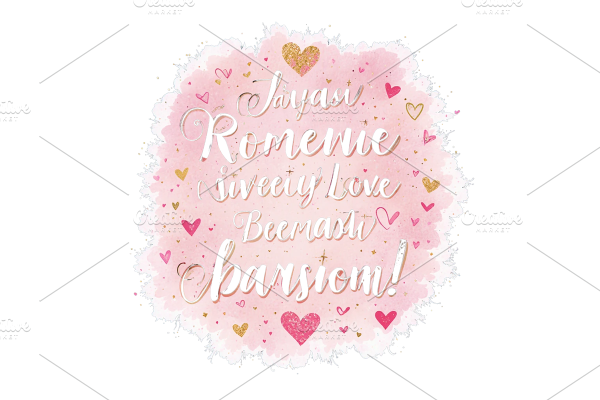 Romantic Love Quote Sublimation, a Seasonal Illustration by Creative design (Photo 2 of 6)
