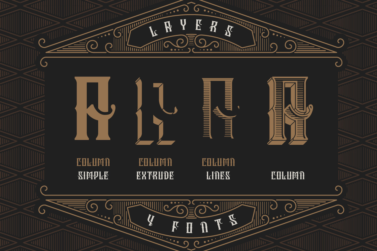 Column Typeface preview 3