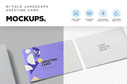 Landscape A4 2Fold Post Card Mockups, an Advertising Mockup by megostudi0 (Thumbnail 3 of 7)