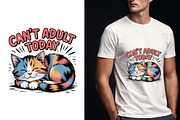 Cant Adult Today Cat PNG, an Animal Illustration by Unique Design Team (Thumbnail 1 of 5)