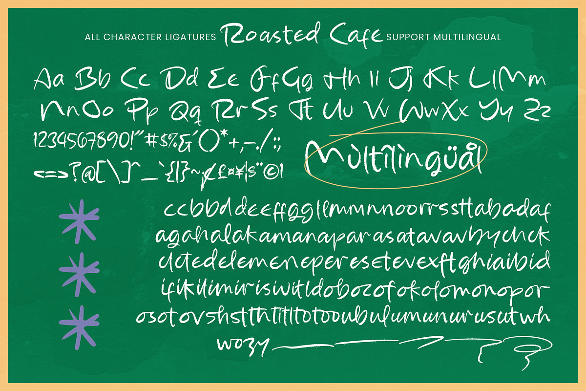 Roasted Cafe Handwritten Brush, a Script Font by stylishtype.co (Photo 10 of 10)