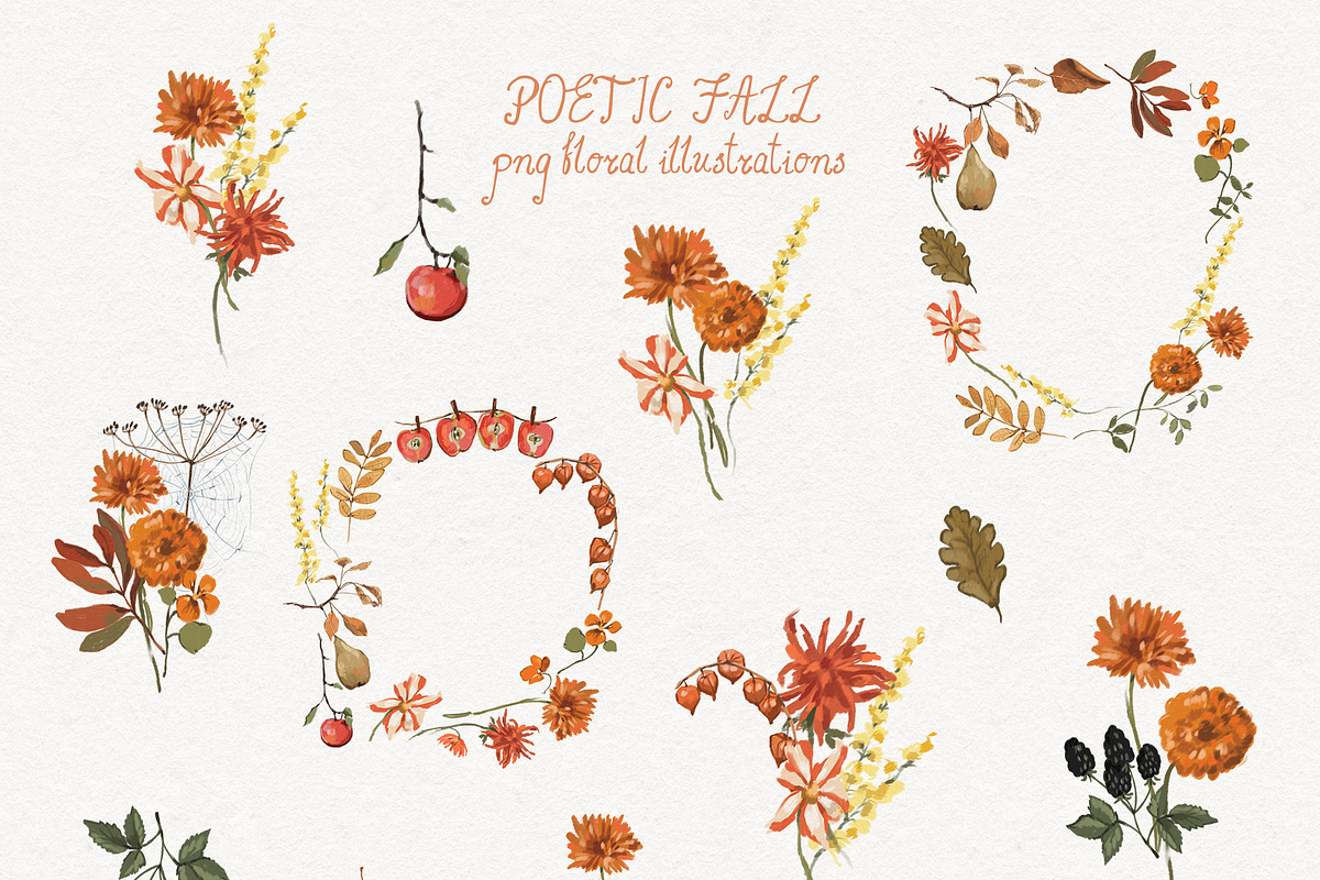 Fall Cottagecore Illustration Frames, a Decorative Illustration by whiteheartdesign (Photo 16 of 19)
