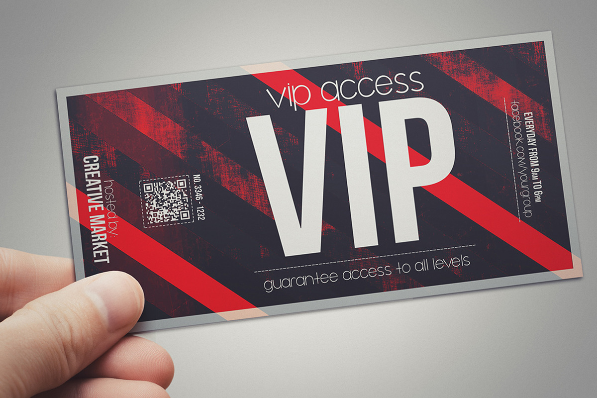 DEVIL RED - VIP PASS, a Card Template by Tzochko (Photo 7 of 7)