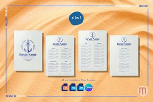 Anchor Cafe & Restaurant Menu