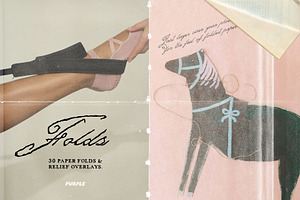 Paper Fold Overlays, a Texture Graphic by Purple