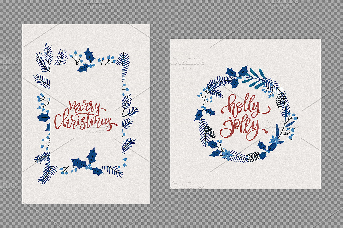 Christmas Branches Collection, a Pattern Graphic by Kokoshka (Photo 6 of 10)