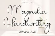 Magnolia Handwriting, a Handwritten Font by InermediaSTUDIO (Thumbnail 1 of 8)
