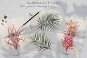 Pink Tropical Seamless Pattern, a Pattern Graphic by Bigio Designs (Thumbnail 7 of 8)