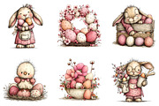 Farmhouse Easter Decor Clipart, an Illustration by CreationArt (Thumbnail 3 of 7)