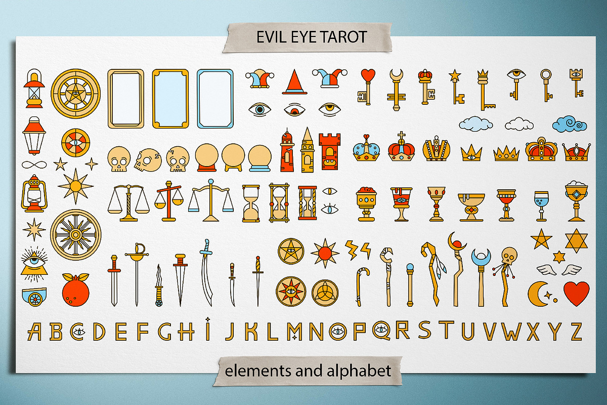 Evil Eye Tarot Collection, an Illustration by illustrator_natalie (Photo 5 of 13)