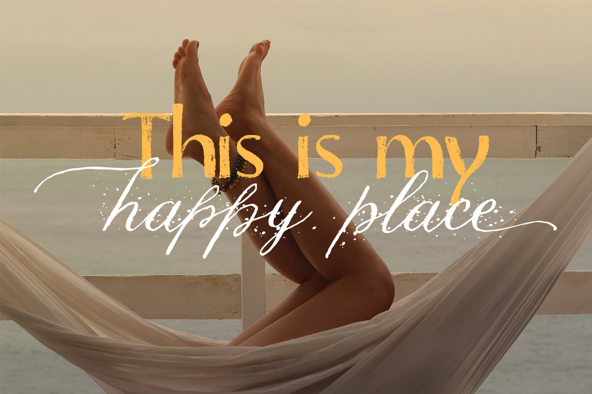 Letter Home. Font Trio + Graphics. preview 2