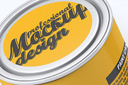 Paint Can Mockup, an Advertising Mockup by Hubzway (Thumbnail 6 of 8)